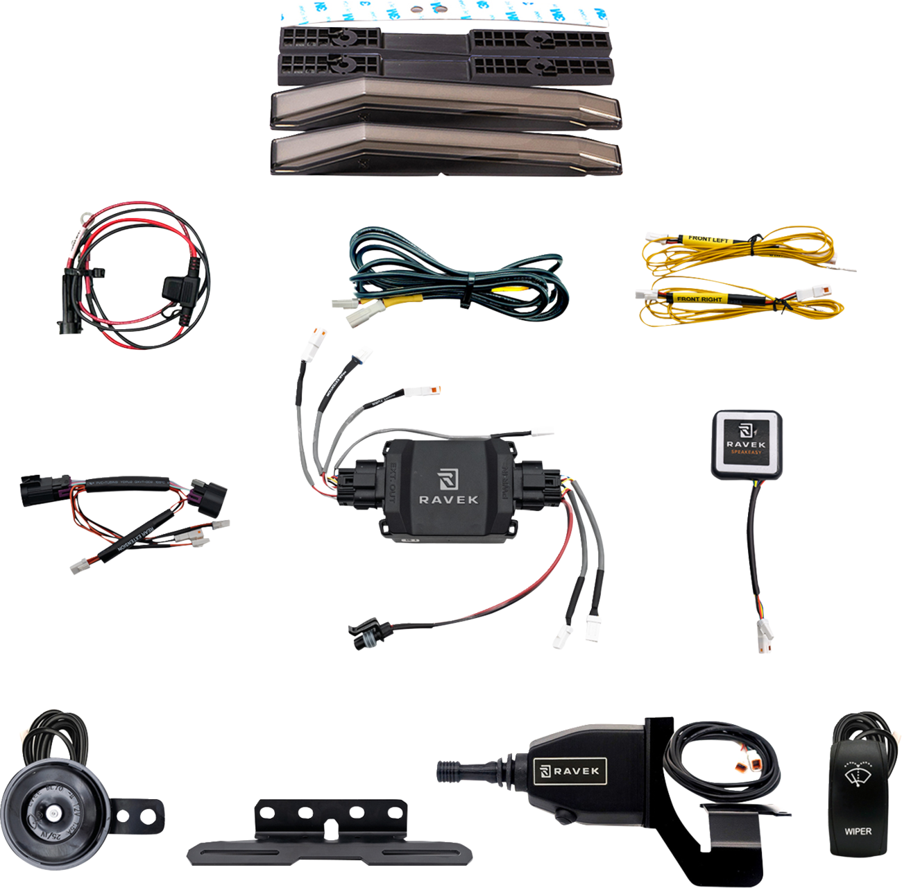 RAVEK 64-1007SL Speakeasy Gen3 Turn Signal Kit 2020-23 Polaris Ranger 1000 Lever