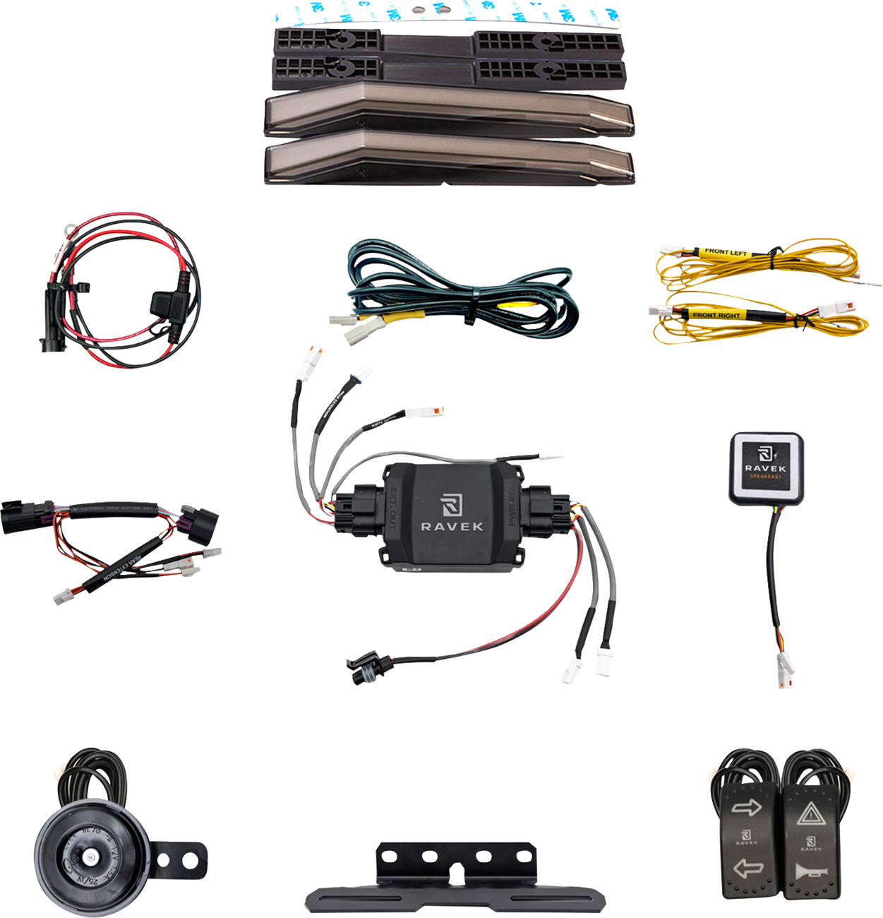RAVEK 64-1007SR Gen3 Speakeasy Polaris Ranger Turn Signal System