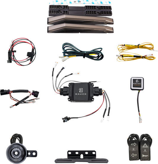 Ravek 64-1007SR Gen 3 Speakeasy Turn Signal Kit Polaris Ranger 1000 - Moto-House MX  