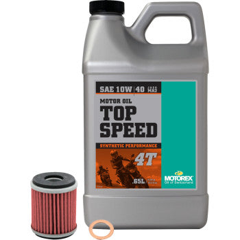 Motorex 311244 Oil Change Kit 10W-40 2020-2023 Yamaha YZ450F YZ450FX