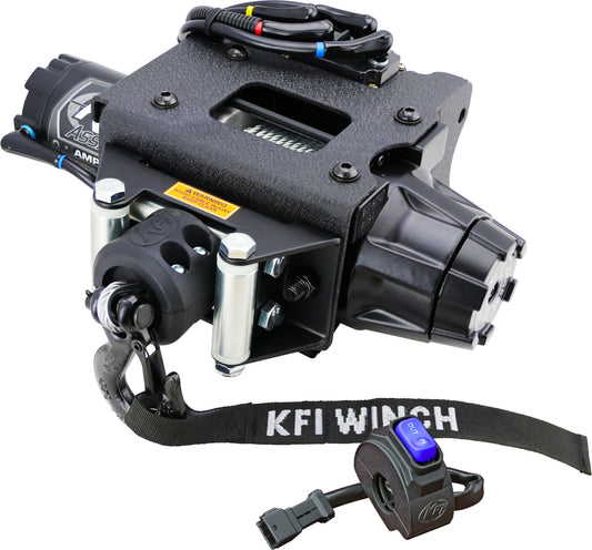 KFI KFI Assault Winch Kit AMP-25-R2 with Mini Rocker Switch for Polaris AMP-25-R2