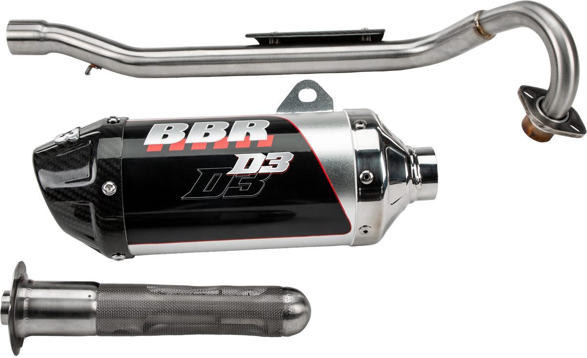 BBR D3 Exhaust System 240-HXR-1031 - Honda CRF100F / CRF80F 2004-2013