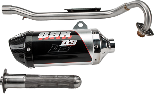 BBR D3 Exhaust System 240-HXR-1031 - Honda CRF100F / CRF80F 2004-2013