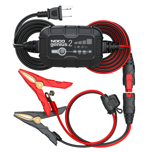 NOCO GENIUS NOCO GENIUS - Battery Charger 2 Amp - Part Number GENIUS2 - Fits Various Vehicles GENIUS2
