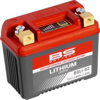 BS Battery - BSLi-02 Light Weight Lithium Battery - 2019-2023 Kawasaki KX450F, KX250 | Moto-House MX