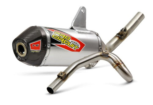 Pro Circuit T-6 Stainless Steel Exhaust System - 0122014F - 2008-2022 Kawasaki KLX140. KLX140L, KLX140R, and KXL140G | Moto-House MX