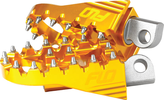 FLO MOTORSPORTS FPEG-800GLD 2014-2017 Harley Davidson XL1200T/XG 500/750 Footpeg Set