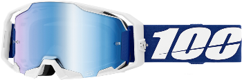 100% ARMATIC GOGGLE BLUE MIRROR BLUE LENS