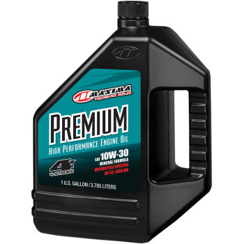 Maxima Racing Oil Maxum 4 Mineral 4T Engine Oil 1 Gallon 349128 30-209128 359128 - Moto-House MX