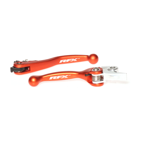 RFX FXFL 50800 2014-2016 KTM 125/150/200 SX/Exc Flexible Lever Set Orange