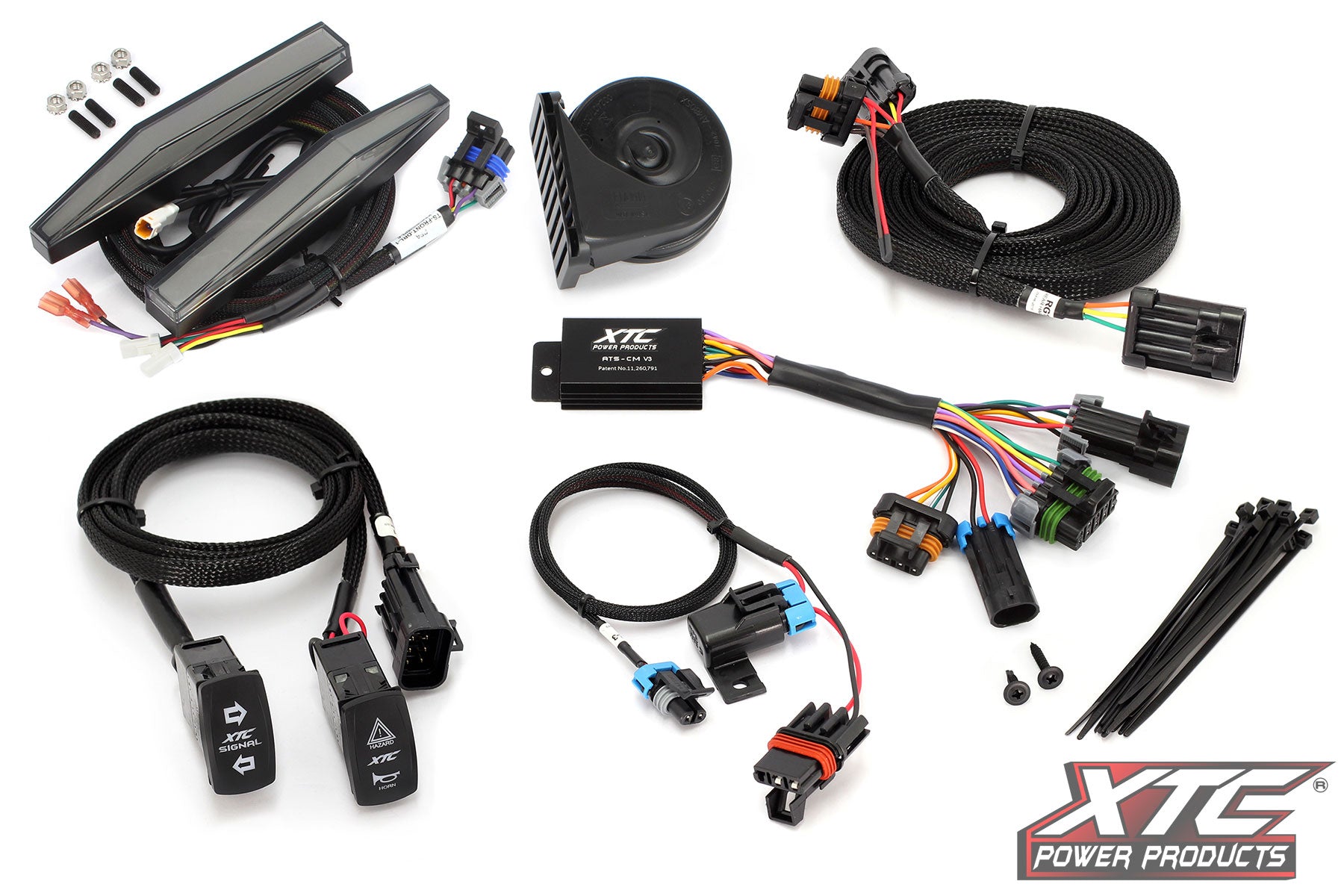 XTC Power Products ATS-POL-GBU-DRL 2020s UTV Auto Turn Signal Kit