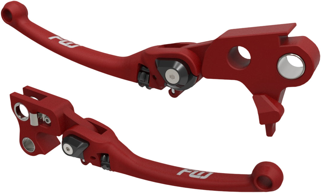 FLO MOTORSPORTS HD-809R 2017 Harley Davidson FLHTKL/FLTRXS/FLHR/FLHTCU/FLHTK/FLHX/FLHXSE/FLTR/FLTRU/FLHXS Mx Style Lever Set Red