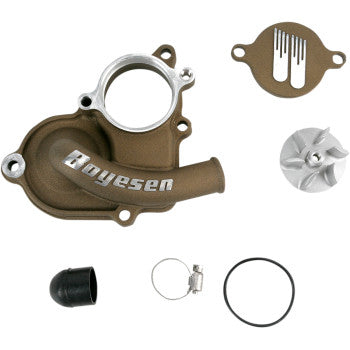Boyesen Supercooler Water Pump Cover and Impeller Kit - 2008-2021 Suzuki RM-Z450