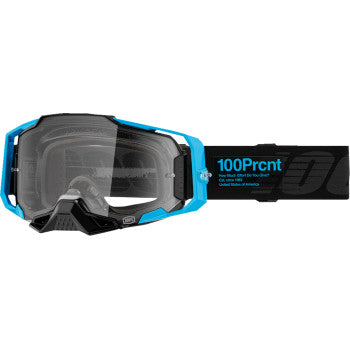 100% Armega Motocross Goggles - 50004-00027 - Barely 2 - Clear Moto-House MX