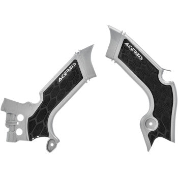 ACERBIS X-GRIP FRAME PROTECTOR - 2742601015, 2742601089 – Silver/Black or Green/Black – KX250/KX450