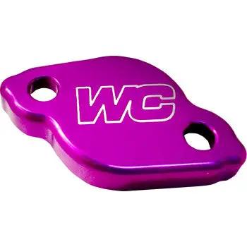 Works Connection Billet Brake Caps Front or Rear - Purple - 2003-2024 Yamaha YZ125, YZ250, YZ250F, and YZ450F