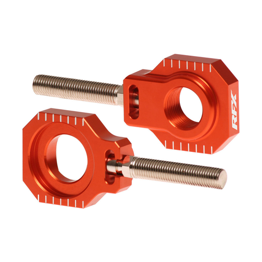 RFX FXAB 50001 2020-2025 KTM 50 SX Rear Axle Blocks Orange