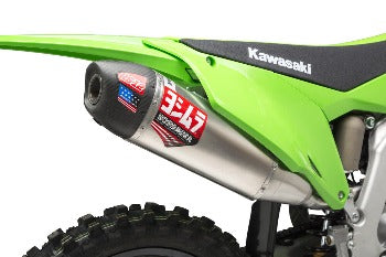 Yoshimura RS-12 Stainless Full Exhaust w/Aluminum Muffler - 242940S320 -  2021-2023 Kawasaki KX250