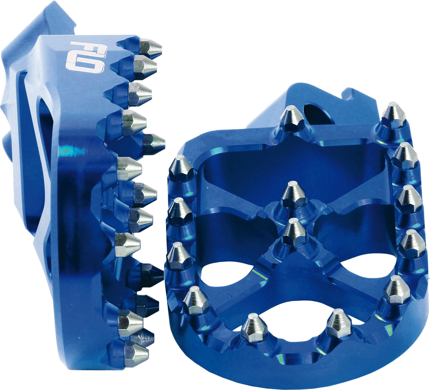 FLO MOTORSPORTS FPEG-793-2BLU 2023 Yamaha YZ450F Pro Series Foot Pegs Blue