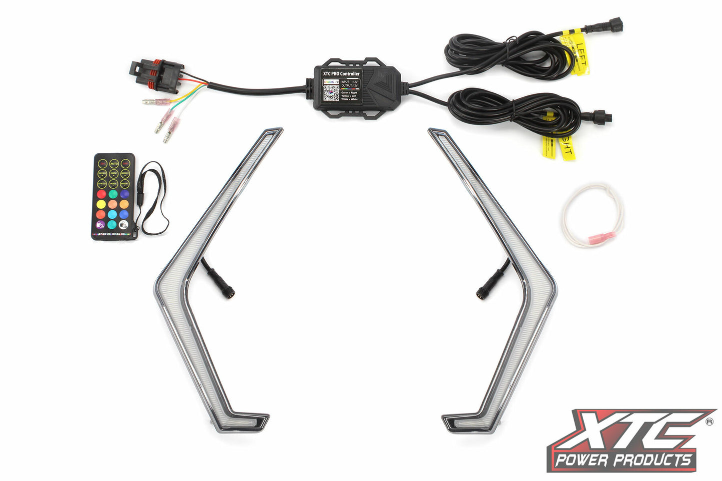 XTC Power Products POL-PRO-FTL-RGBW 2020+ Polaris Front Signature Light Set