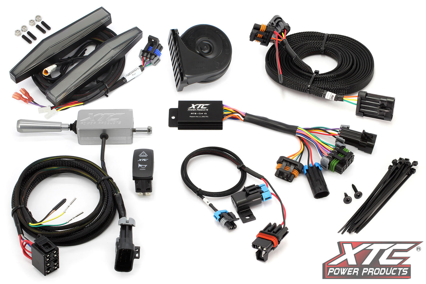 XTC Power Products ATS-L-POL-RBU-DRL 2019-2021 Polaris Ranger Crew XP 1000 Turn Signal Kit