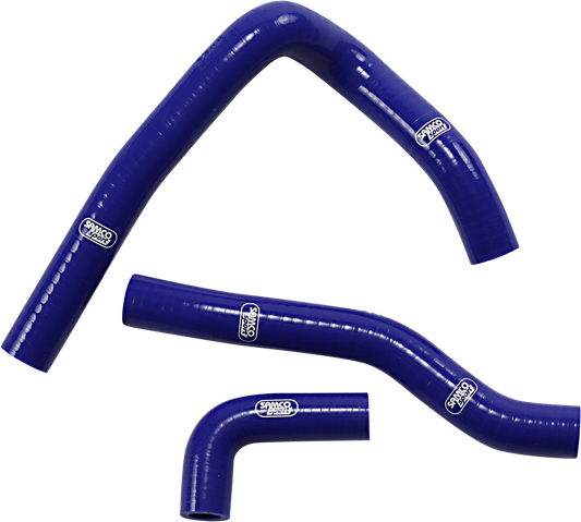 MOOSE OFFROAD KAW-62-BL Blue Silicone Race Fit Radiator Hose Kit for Kawasaki KX65 (2000-2026) - Moto-House MX