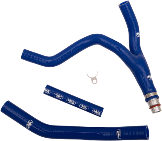 MOOSE OFFROAD YAM-72-BL Blue Silicone Race Fit Radiator Hose Kit for Yamaha YZ250FX (2015-2019) - Moto-House MX