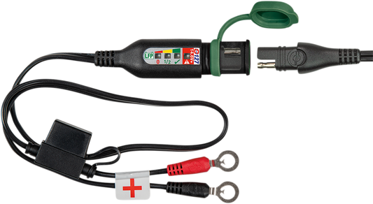 Moose Offroad 3807-0501 Lithium Battery Monitor Lead with Integrated Status LED and Weatherproof SAE Charging Port - Moto-House MX