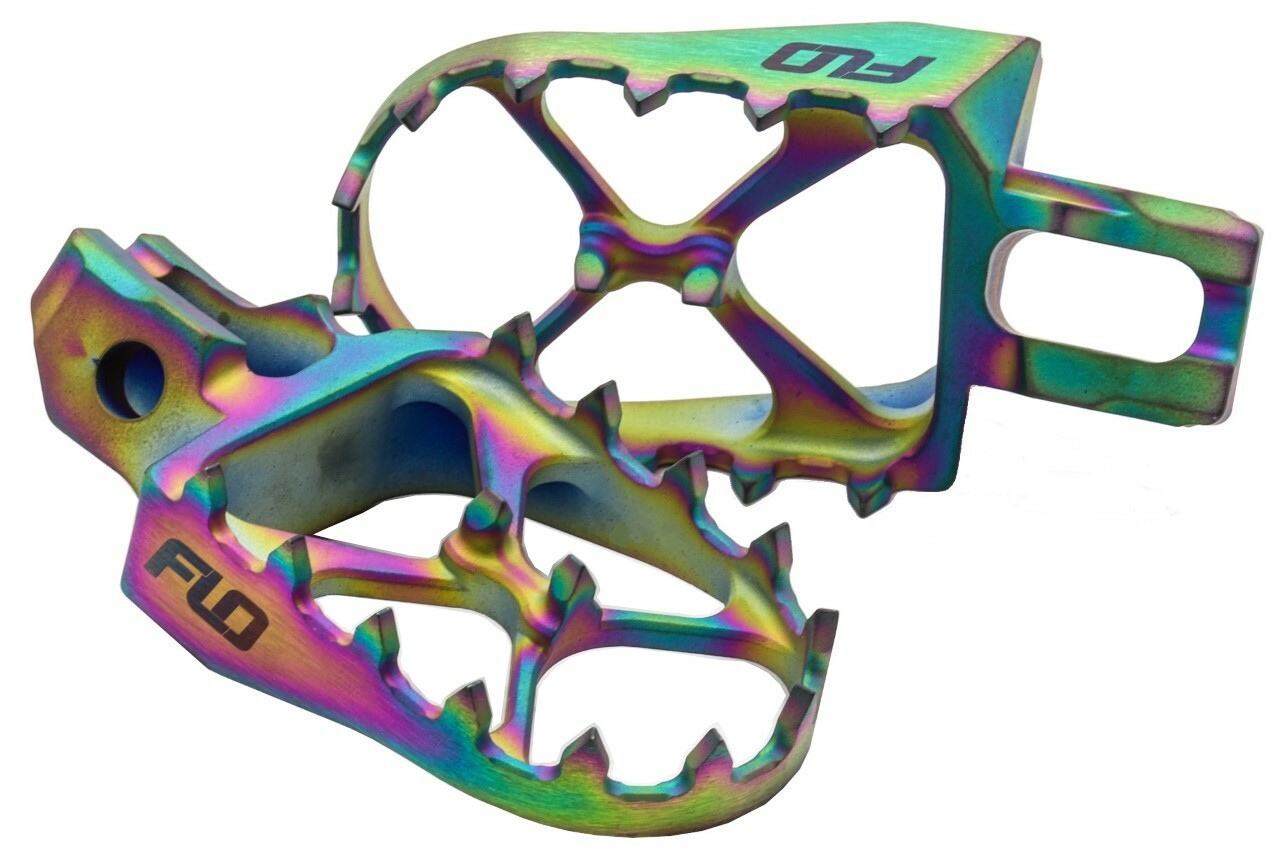 FLO MOTORSPORTS - TI-795-2JET 2017 Husqvarna KTM Titanium Foot Pegs