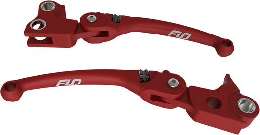 FLO MOTORSPORTS HD-809R 2017 Harley Davidson FLHTKL/FLTRXS/FLHR/FLHTCU/FLHTK/FLHX/FLHXSE/FLTR/FLTRU/FLHXS Mx Style Lever Set Red