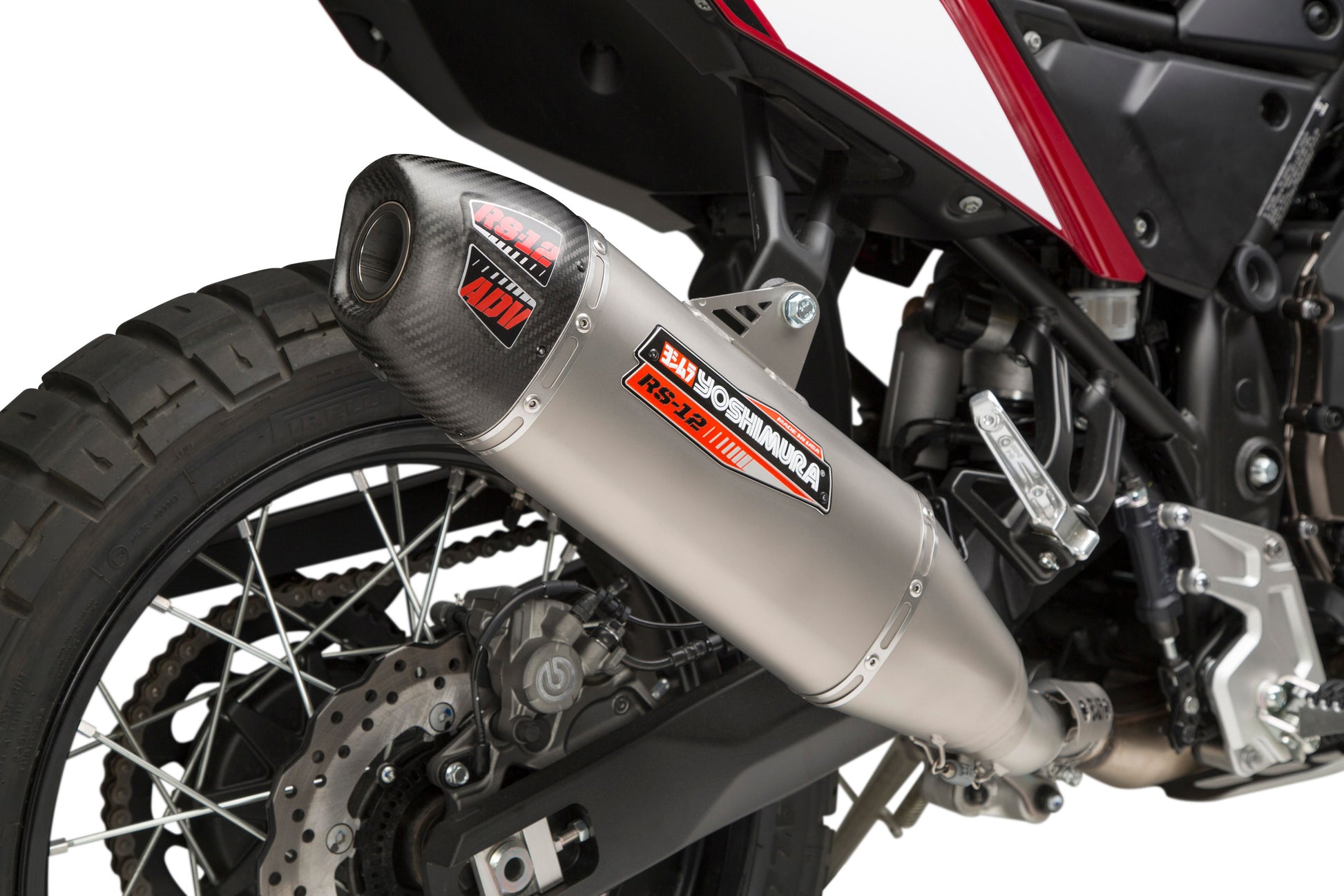YOSHIMURA Yoshimura 13710BS520 Exhaust Street Rs12 Slip On Ss/Cf Yamaha XTZ700 Ténéré 2021-2023 13710BS520