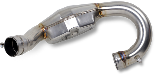 FMF Megabomb Head Pipe - Stainless Steel - Gas Gas/Husqvarna/KTM 045620