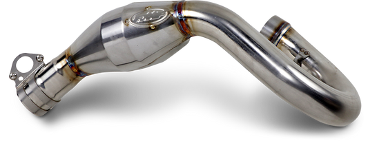 FMF Megabomb Head Pipe - Stainless Steel - Gas Gas/Husqvarna/KTM 045624