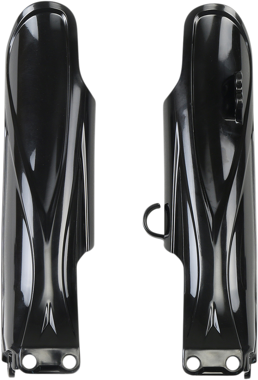 UFO YA04874-001 Black Front Fork Tube Protectors for 2019-2025 Yamaha YZ85 - Moto-House MX