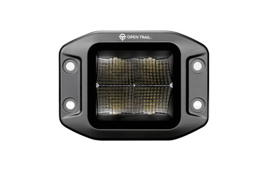 OPEN TRAIL OPEN TRAIL HML-9540FC 90 Stealth LED Flush Mount Pods for Off-Road Vehicles HML-9540FC 90