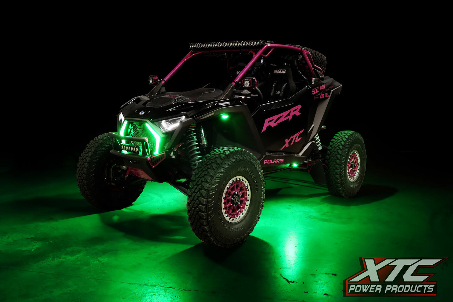 XTC Power Products XLITE-8PODS-RGBW 2020+ UTV Rock Light Kit RGB White
