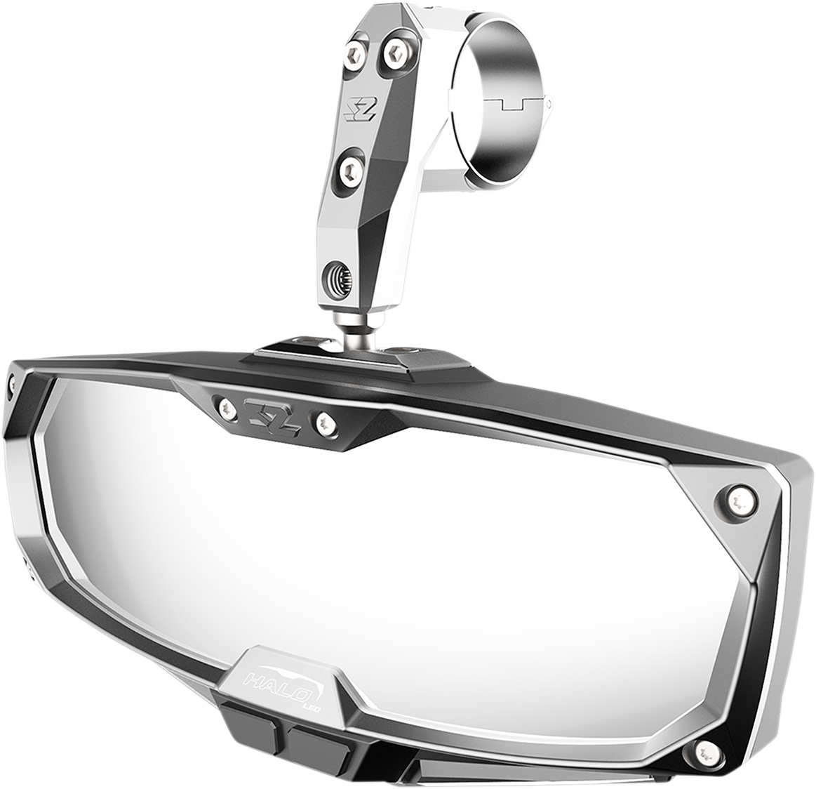 Seizmik Halo R Rear View Mirror - Rectangle with LED Cabin Light