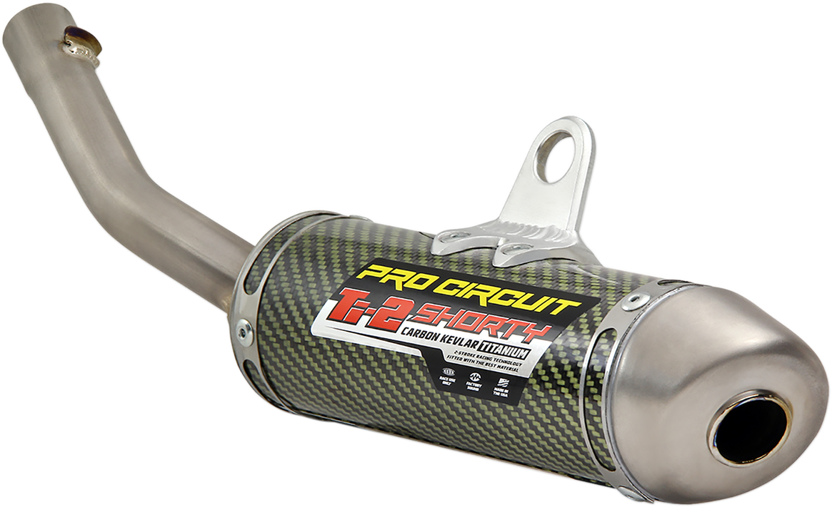 PRO CIRCUIT Ti-2 Silencer 1119312K for Closed-Course Racing