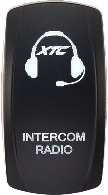 XTC Power Products SW00-00115027 2000s ATV Dash Switch Rocker Face Intercom Radio
