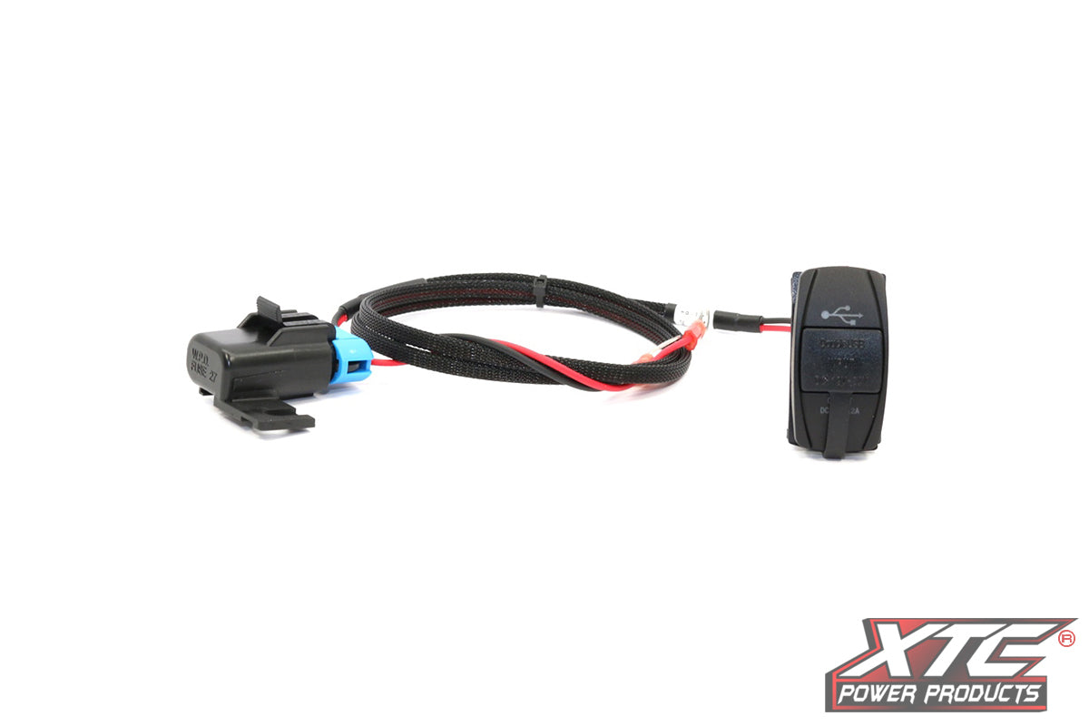 XTC Power Products RZR-SW-USB-2B 2015-2020 Polaris RZR XP Dual USB Power Port
