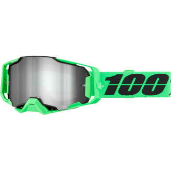 100% Armega Motocross Goggles - 50005-00025 - Anza 2 - Silver Mirror | Moto-House MX
