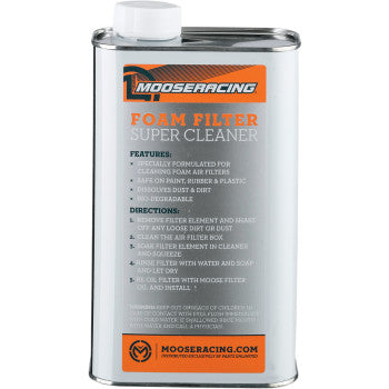 MOOSE RACING 3704-0009 DT-20-50 Foam Filter Super Cleaner Biodegradable Air Filter Cleaner - 1L