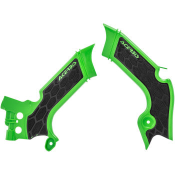 ACERBIS X-GRIP FRAME PROTECTOR - 2742601015, 2742601089 – Silver/Black or Green/Black – KX250/KX450