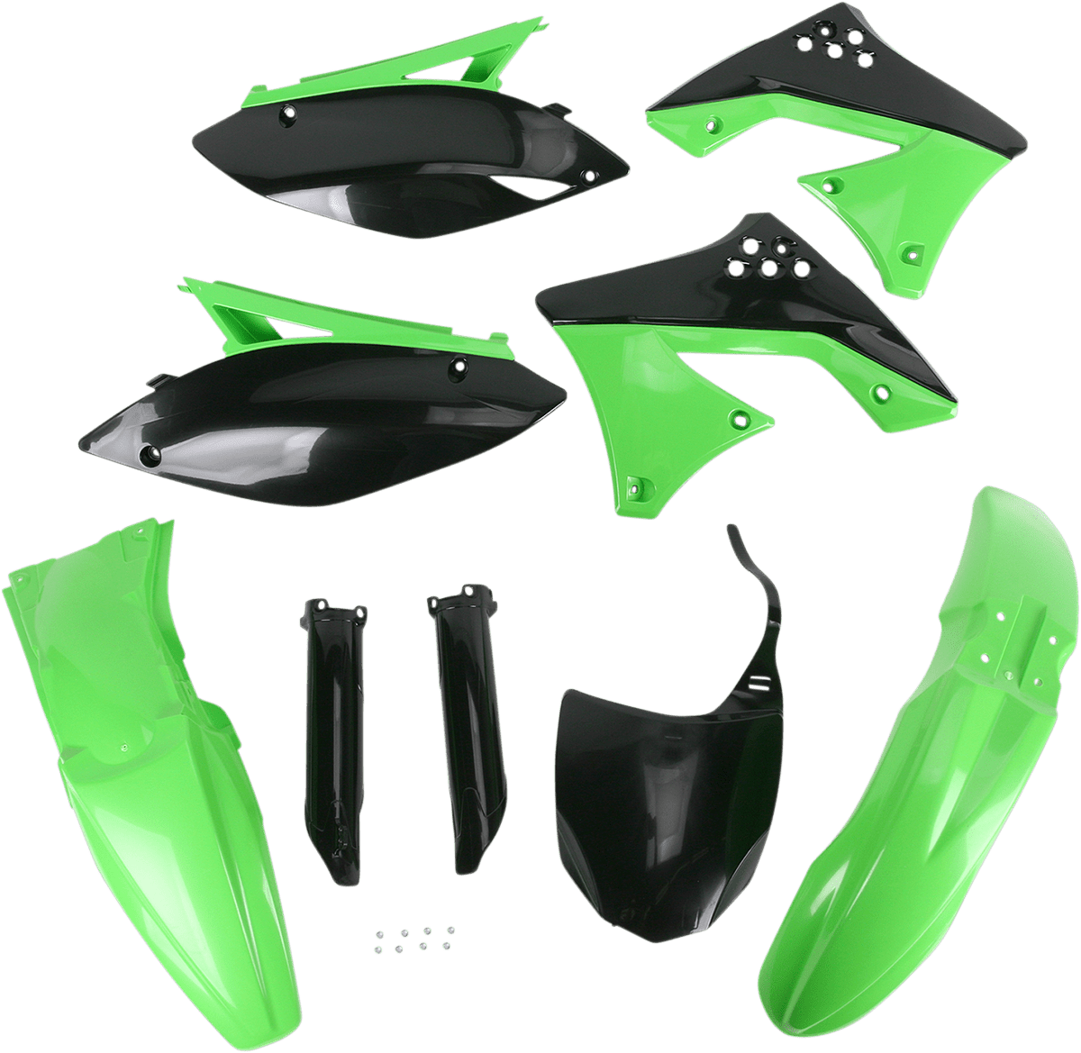 ACERBIS Full Replacement Body Kit - OEM Green/Black 2198050145 - Moto - House MX