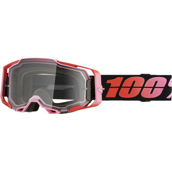 100% Armega Motocross Goggles - 50004-00022 - Guerlin - Clear | Moto-House MX