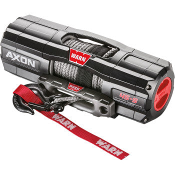 WARN 101140 Axon 45-S Series 4500 lb Heavy Duty Power Recovery Winch with Integrated Motactor 50 Foot Synthetic Rope and Hublock Clutch for Can-Am Defender Yamaha Wolverine RMAX UTVs - Moto-House MX