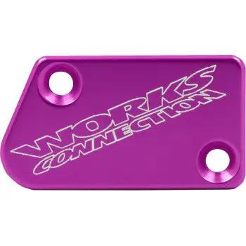 Works Connection Billet Brake Caps Front or Rear - Purple - 2003-2024 Yamaha YZ125, YZ250, YZ250F, and YZ450F