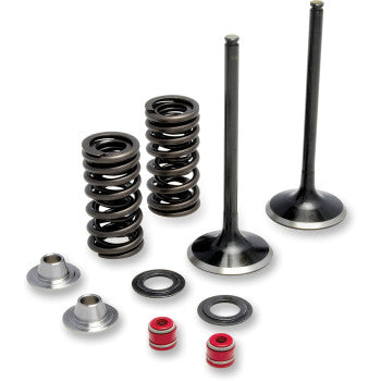 MOOSE OFFROAD - 0926-2444 - Stainless Exhaust Valve & Spring Kit – 2004-2016 Kawasaki KX250F