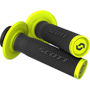Scott SX II Lock-On Grip and Cam Set - 2292452-1040222 - Black/Yellow | Moto-House MX