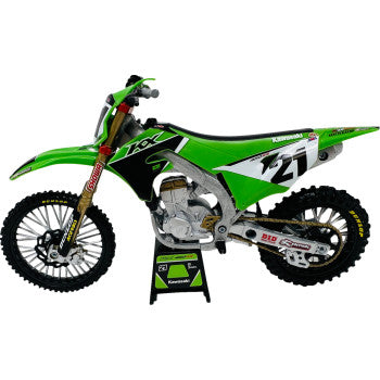 Kawasaki Team KX450F - Jason Anderson - 1:12 Scale - Green/Black - New Ray Toys | Moto-House MX 